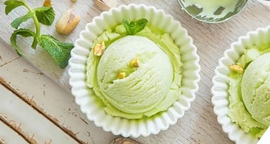 دسر بستنی چای سبز